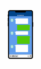 スマホ　メッセージアプリ