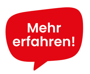 roter CTA Button Sprechblase Bubble