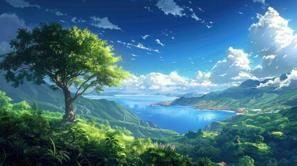 Picturesque scenery showcasing Mother Nature's wonders