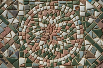 Fototapeta premium mosaic in the park