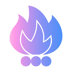 incineration Gradient icon