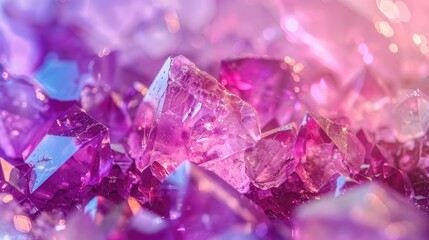 Fototapeta premium Radiant crystals grown at home Chemical experience for children Cultivation of radiant crystals Synthetic crystal diy chemistry exploration Selective focus