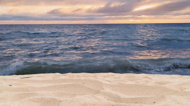 beach at sunset
