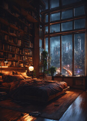 interior of a hotel room