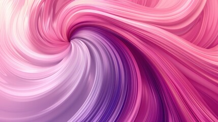 Fototapeta premium A pink and purple swirl with a purple center. The swirl is very long and has a lot of detail
