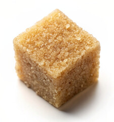 Cane sugar cube top view