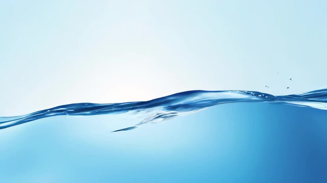 Blue water surface relax background. High quality 4k footage