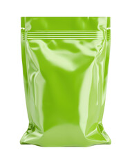 Bright Green Plastic Pouch