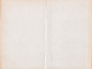 Old Paper Book Page, Sheet Texture, Vintage Background, Crumpled Paper With Stains