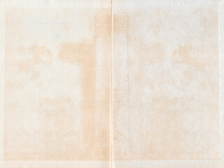 Old Paper Book Page, Sheet Texture, Vintage Background, Crumpled Paper With Stains