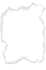 Paper Rips, Torn Cliparts With Ripped Edges. Cutout of paper. Transparent Background, PNG