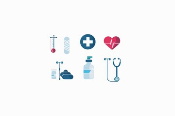 Medical Healthcare Industry Graphic Generative Illustration