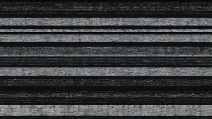 Seamless black and white retro tv or vhs signal static noise pattern, overlay vintage grunge analog television screen or video game pixel glitch damage dystopia core background texture