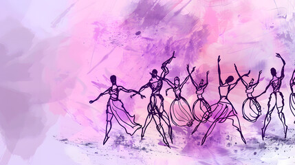 World Dance Day: Simple Illustration Banner
