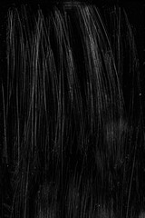 Grunge Dust And Scratch Texture Overlays. Design Elements Isolated On Black Background