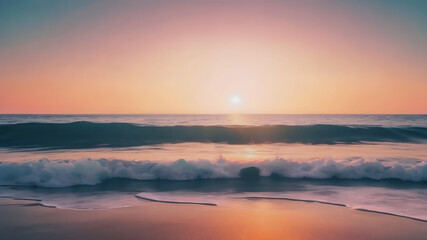 Obraz premium Cool ocean gradient background