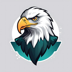 Obraz premium Eagle head mascot logo design, t-shirts, esport, stickers