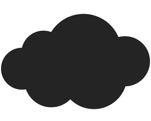 cloud vector. symbol, sign icon