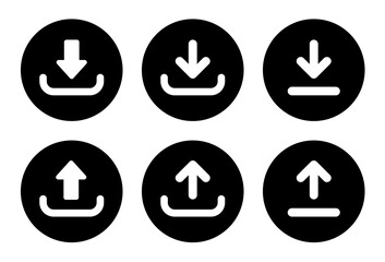 download and upload icon vector. symbol, sign.