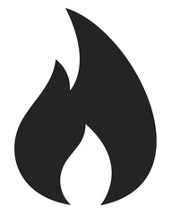 fire icon vector. symbol, sign.