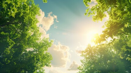 Free good morning scene wallpaper background photo