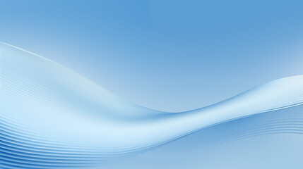 Obraz premium Abstract Blue Wave Design Background Soothing Fluid Lines and Gradient Shades