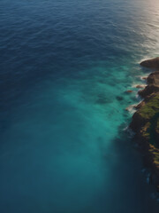 Fototapeta premium Cool ocean gradient background