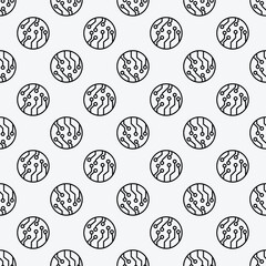 Electrical symbol High voltage seamless pattern. Vector illustration.