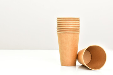 glasses made of craft paper