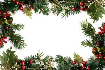 Christmas Mockup with Christmas Tree Decorations