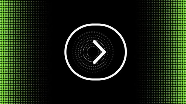 Animated screensaver of the video player