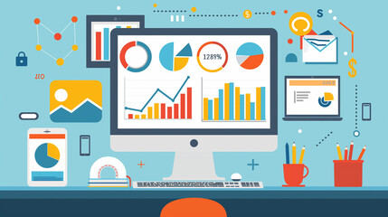 Digital marketing analysis for business growth and sales strategy
