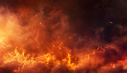 Naklejka premium fire background
