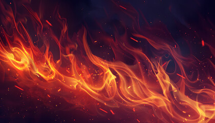 Fototapeta premium fire background