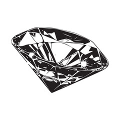 Diamond Vectors and Illustrations . Diamond on white background