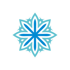 Round Ornament Pattern. Vintage decorative elements	
