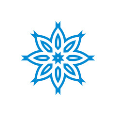 Round Ornament Pattern. Vintage decorative elements	
