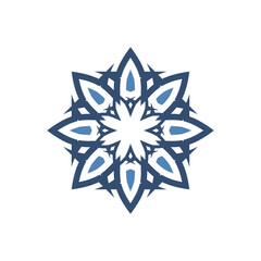 Round ornament modern decorative elements	
