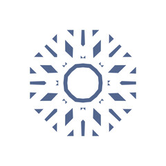 Round Ornament Pattern. Vintage decorative elements	
