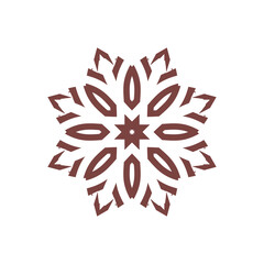 Round Ornament Pattern. Vintage decorative elements	
