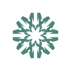 Round Ornament Pattern. Vintage decorative elements	
