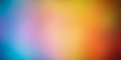 A captivating gradient background featuring smooth transitions between blue, purple, pink, orange, and yellow hues. Ideal for modern design projects, digital art, and creative visuals