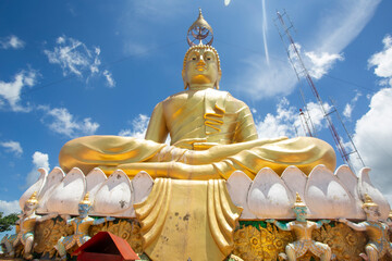 The Big Buddha Statue At Tiger Cave Temple (Wat Tham Sua). Tiger Cave Temple Is One Of The Most Sacred Buddhist Temples In Thailand. © Nguyen Duc Huy 