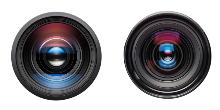 Lens isolated on white