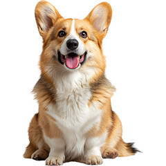 Corgi dog, transparent background
