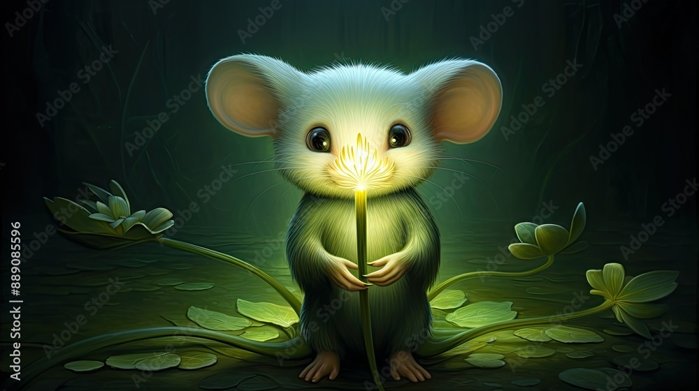 Poster A cute mouse 