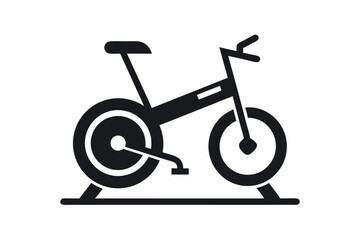 An Exercise bike icon vector illustration