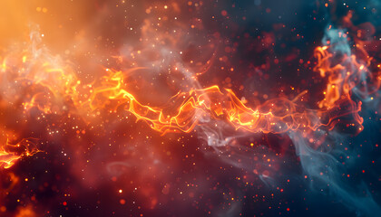 Fototapeta premium fire background