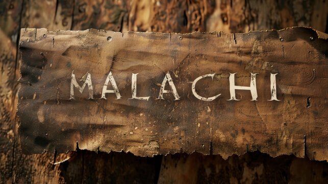 Antique Scroll of Malachi: Timeless Biblical Resource for Theological Study and Spiritual Insight
