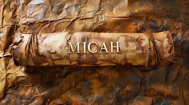 Historic Scroll of Micah: Ancient Text for Biblical Scholars and Spiritual Education